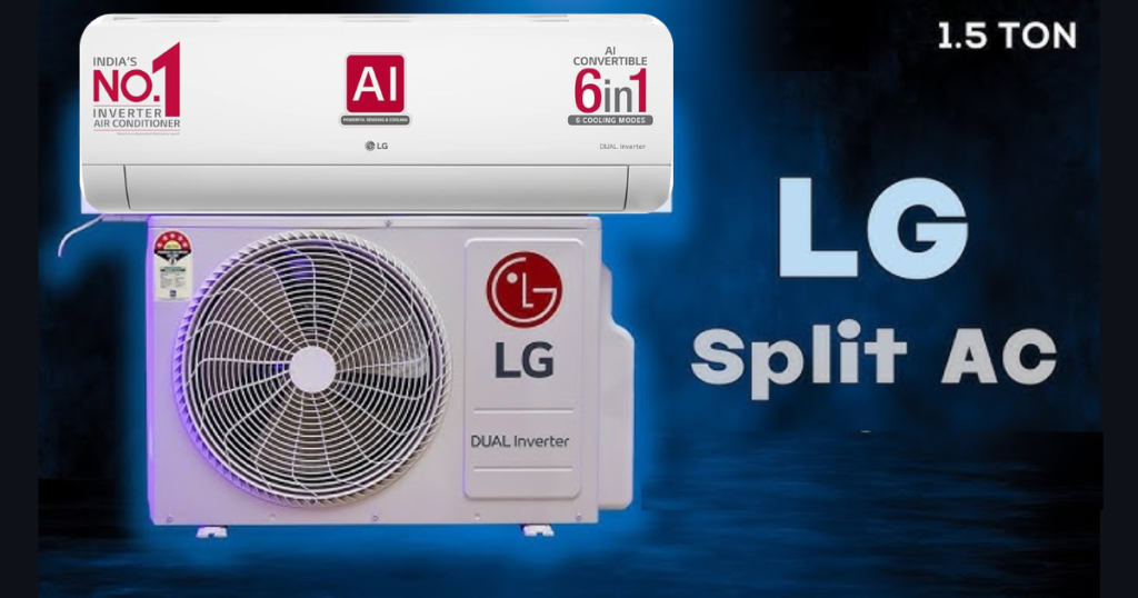 LG 1.5 Ton 5 Star AI Dual Inverter Split AC