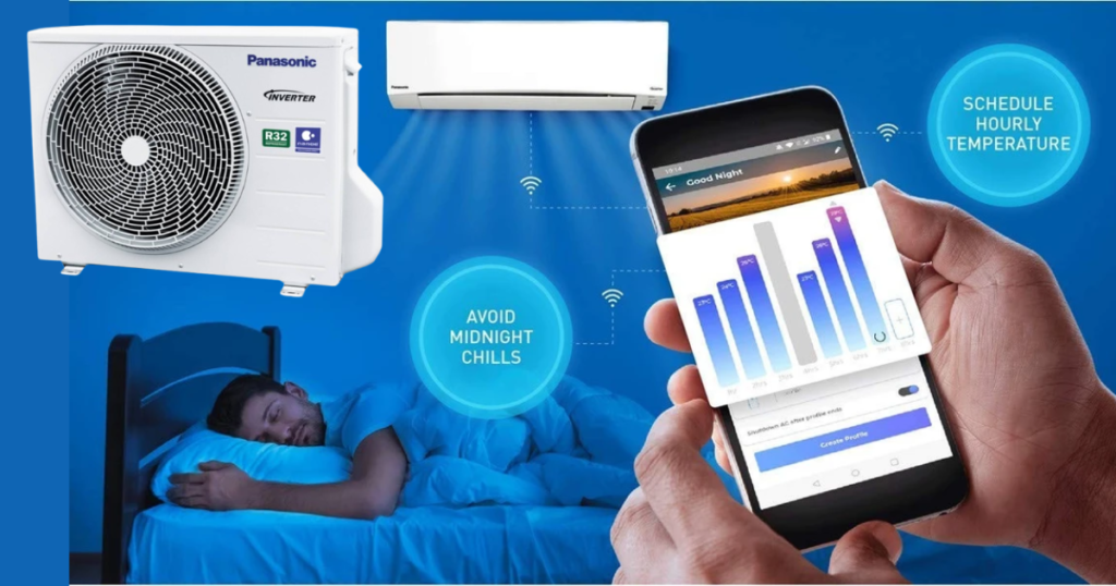 Panasonic 1.5 Ton 5 Star Wi-Fi Inverter Smart Split AC