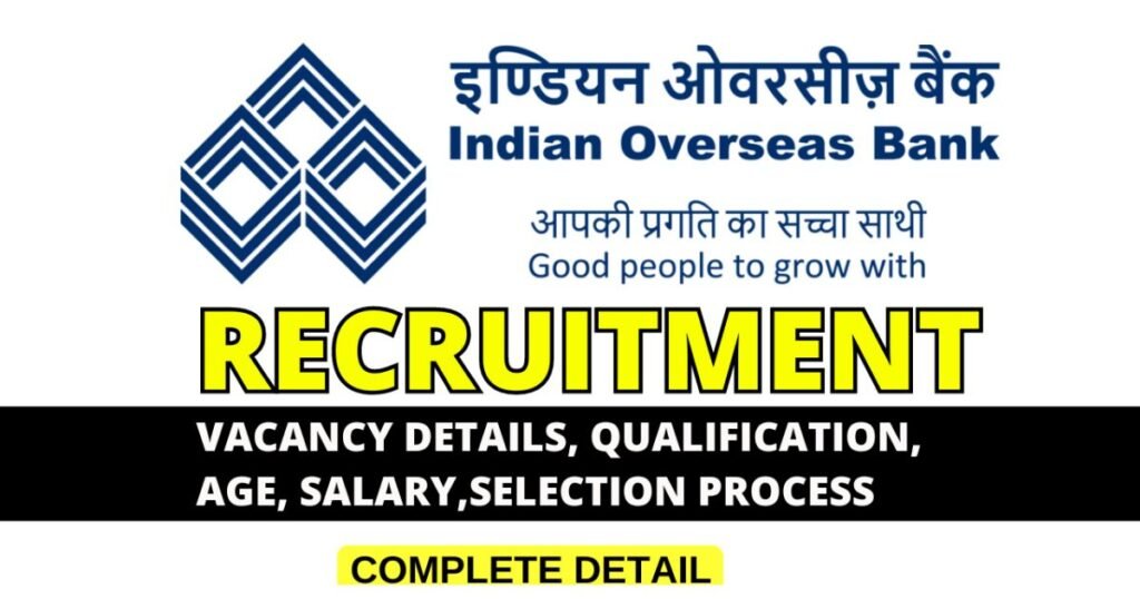 Indian Overseas Bank (IOB) Recruitment 2025