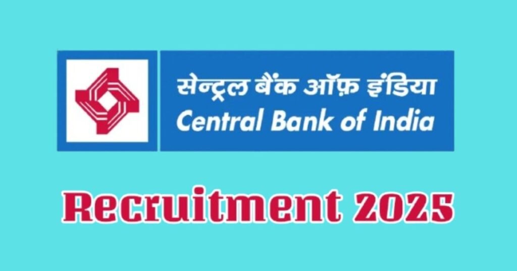 Central Bank of India Apprentice Recruitment 2025